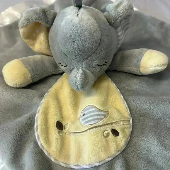 Douglas Baby Elephant Grey Baby Plush  Security Blanket Lovey - Picture 3 of 5